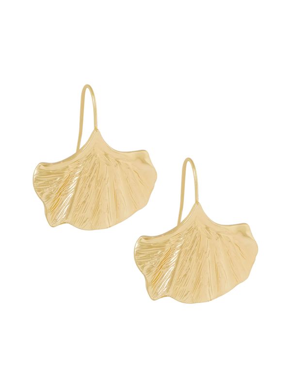Ellen Beekmans Ginko oorbellen Goud