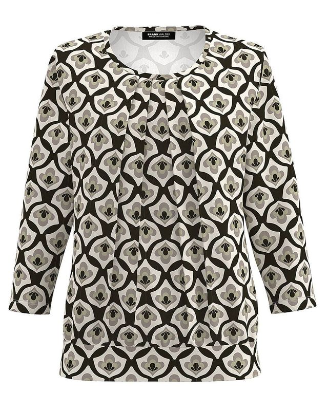 Frank Walder blouse shirt Groen