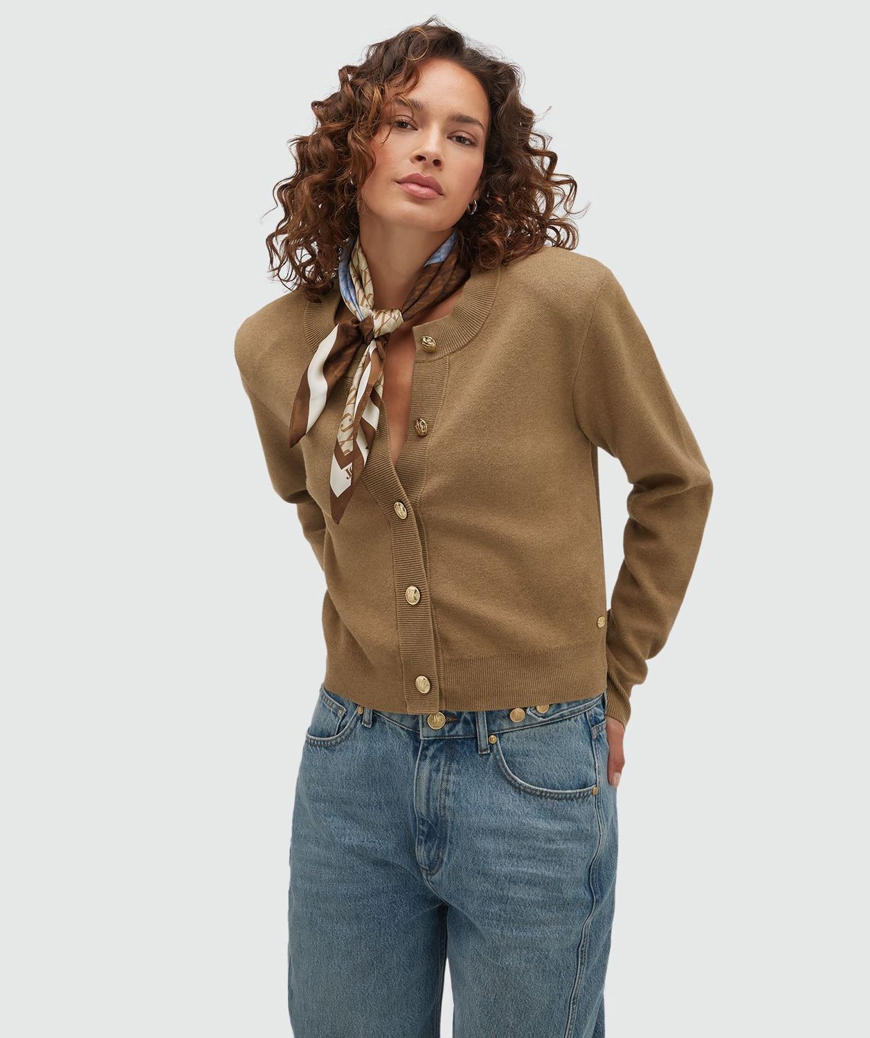 Josh V regular fit vest Beige
