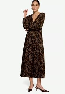 Zero Maxi-jurk met print en V-hals