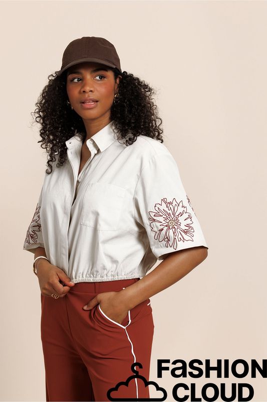 Studio Anneloes Noleste poplin blouse
