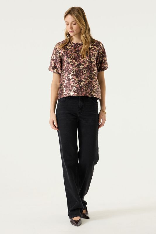 Garcia Blouse met print Roze