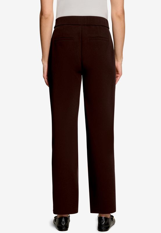Zero Casual wijde broek Bruin