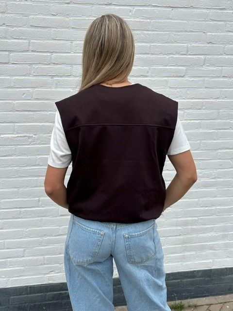 Freequent Gilet Bruin