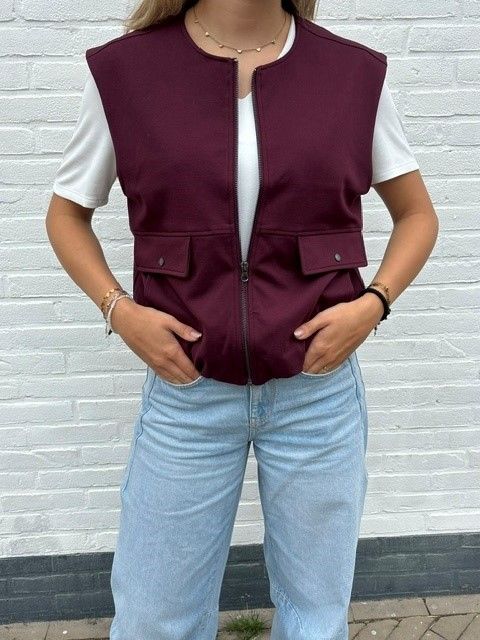 Freequent Gilet Rood