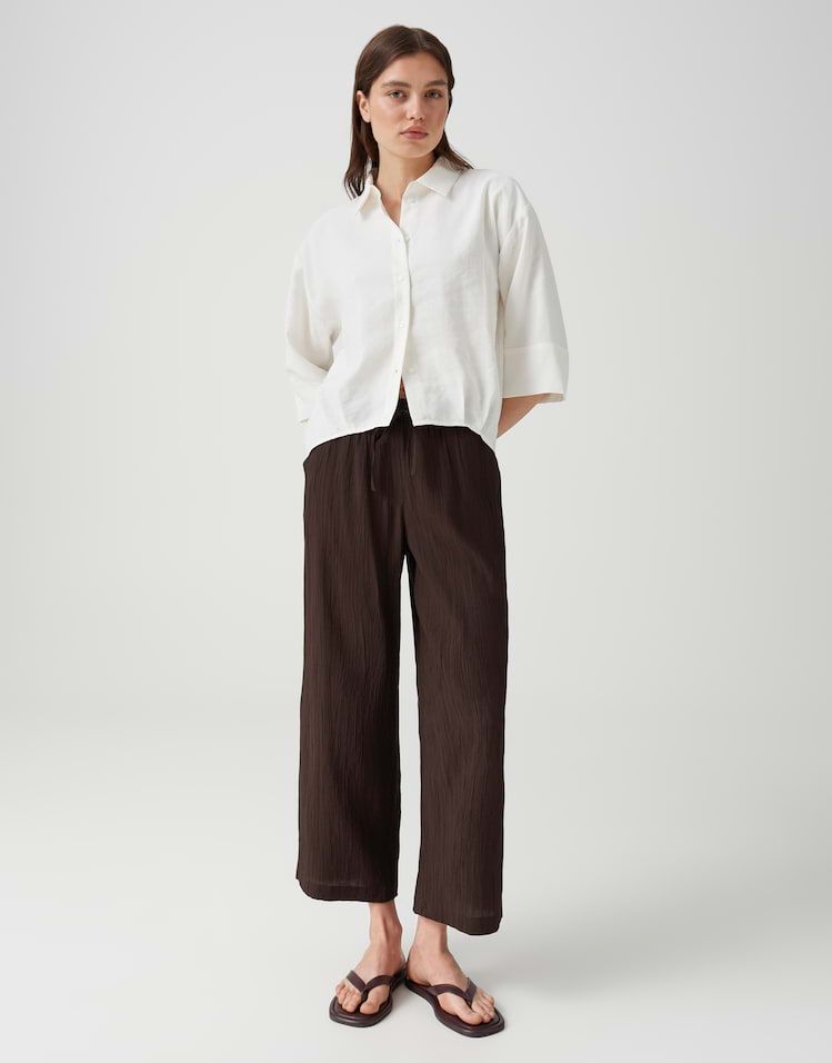 Opus Fotori blouse Beige