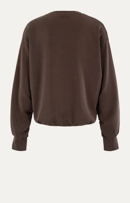 Moscow Sweatshirt lange mouw Bruin