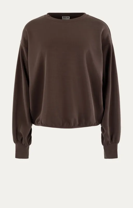 Moscow Sweatshirt lange mouw Bruin