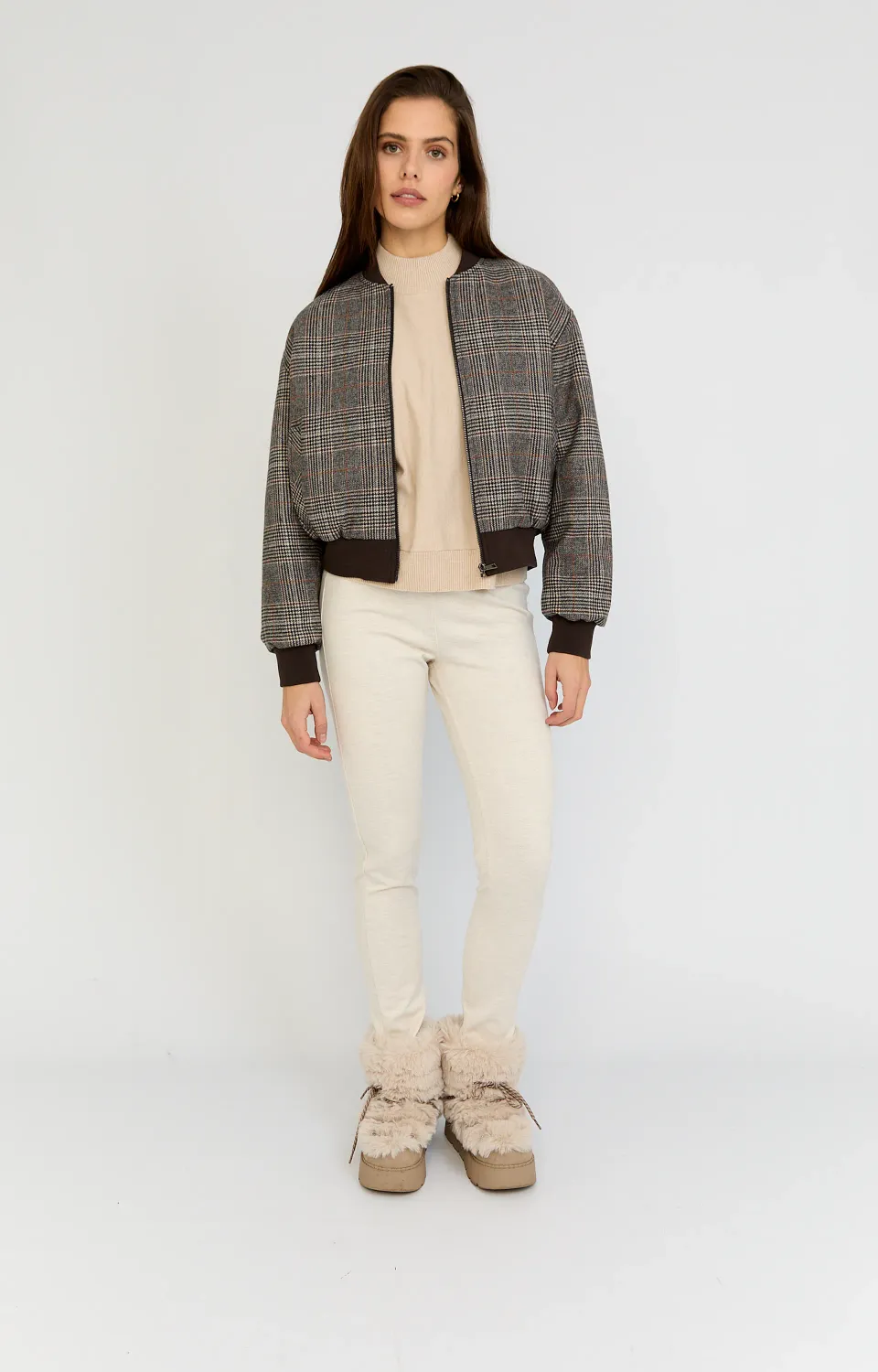 Moscow Pullover korte mouw Ecru