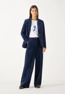 More &amp; More Wide Leg Pants Blauw