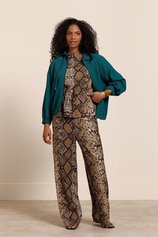 Studio Anneloes Maye bomber jacket Groen