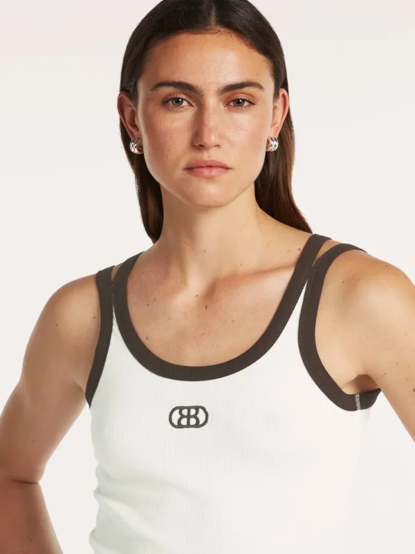Beaumont Dax Singlet Ecru