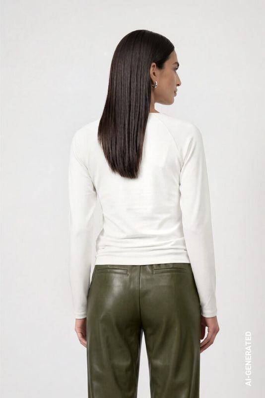Monari Long-Sleeve Shirt Wit