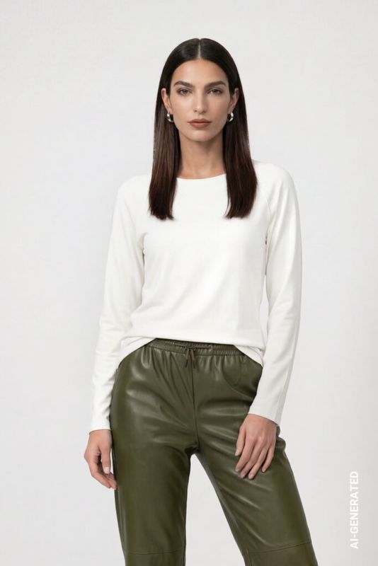 Monari Long-Sleeve Shirt Wit