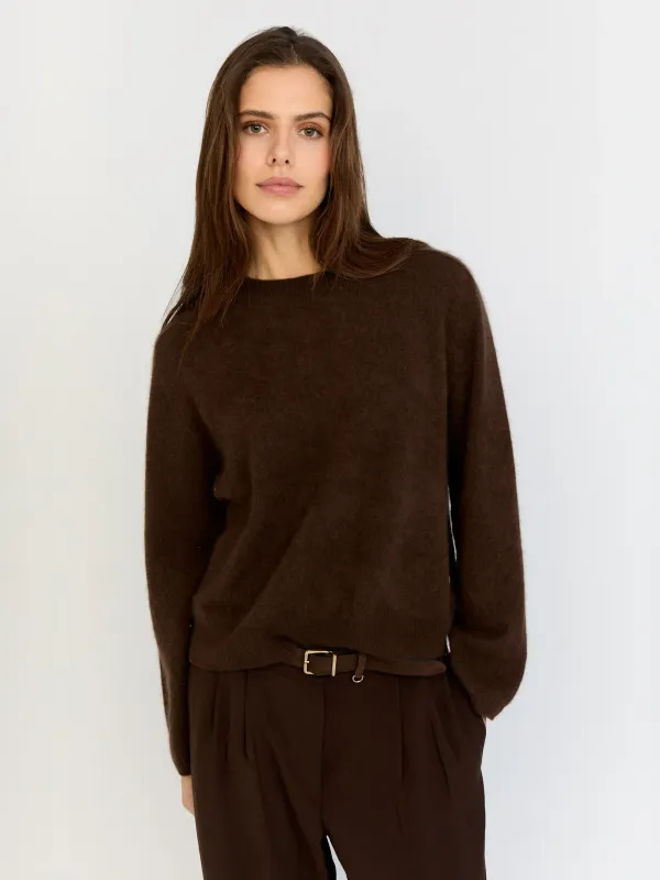 Moscow Pullover lange mouw Bruin