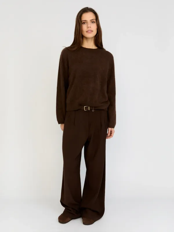 Moscow Pullover lange mouw Bruin