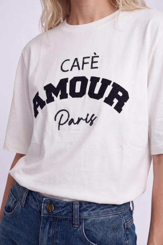 Florez Amour t-shirt Wit