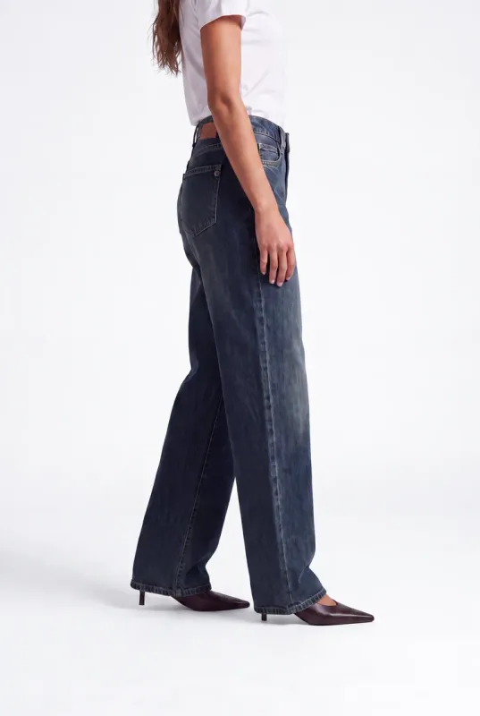 Florez Sophie Straight Jeans blauw