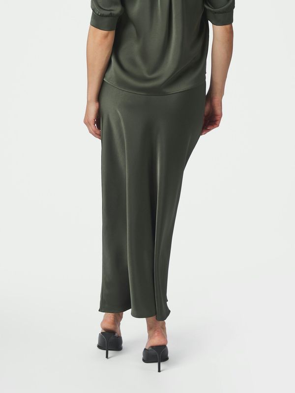 Neo Noir Vicky Heavy Sateen Skirt Groen