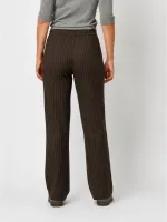 Relaxed by Toni Scarlet Wide Leg Broek Bruin