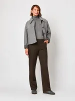 Relaxed by Toni Scarlet Wide Leg Broek Bruin