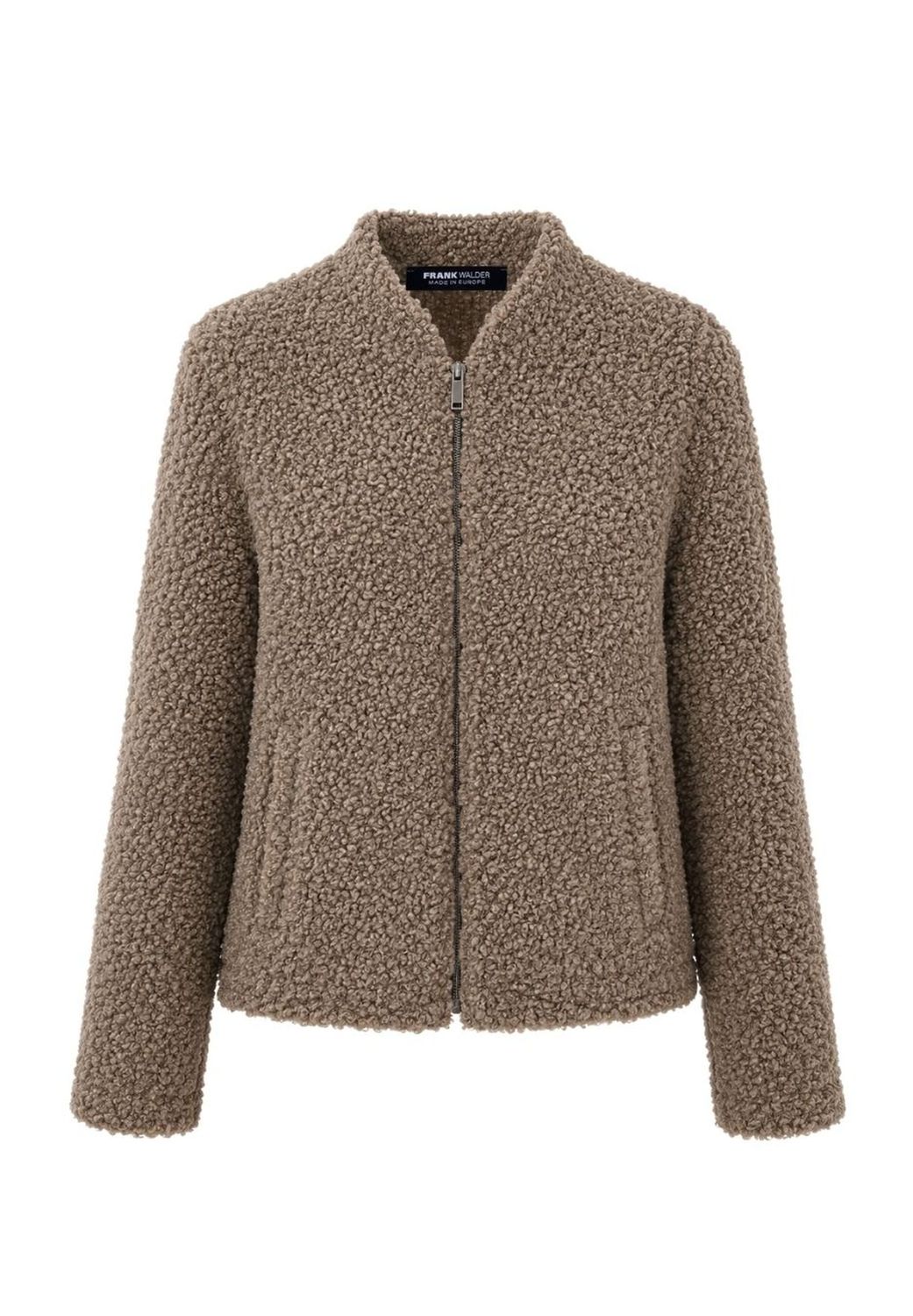 Frank Walder Strickblazer Beige