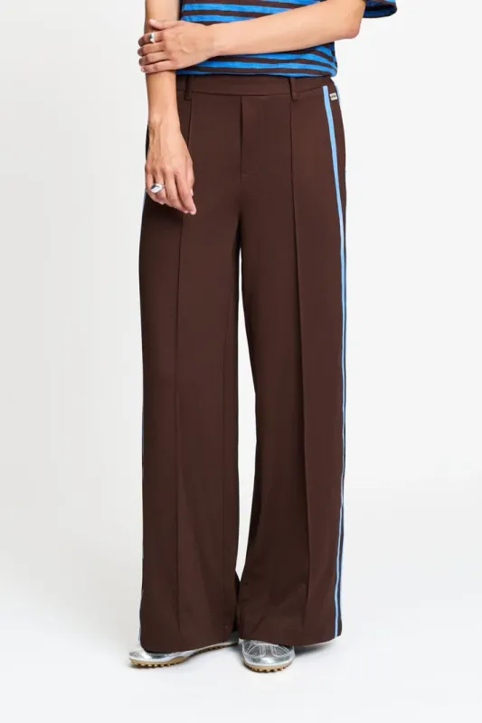 Pom Amsterdam pants - Nora Chocolate Brown Bruin