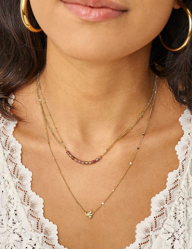 My Jewellery Necklace fine bird Goud