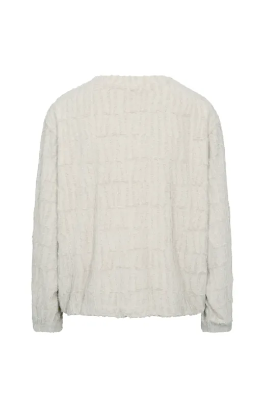 Freequent FQMARISOL-PULLOVER Ecru
