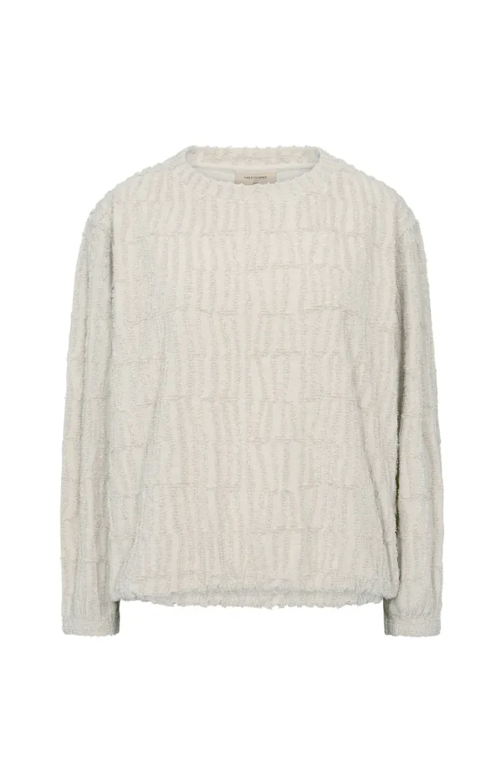 Freequent FQMARISOL-PULLOVER Ecru