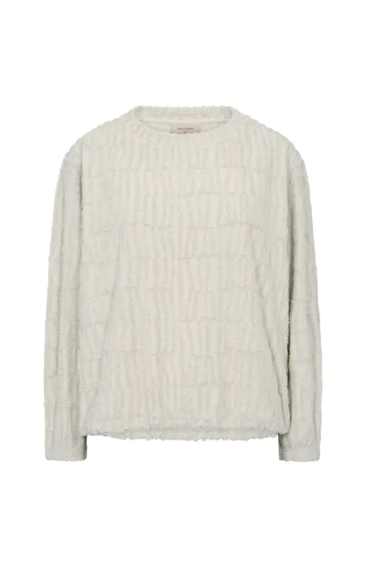 Freequent FQMARISOL-PULLOVER Ecru