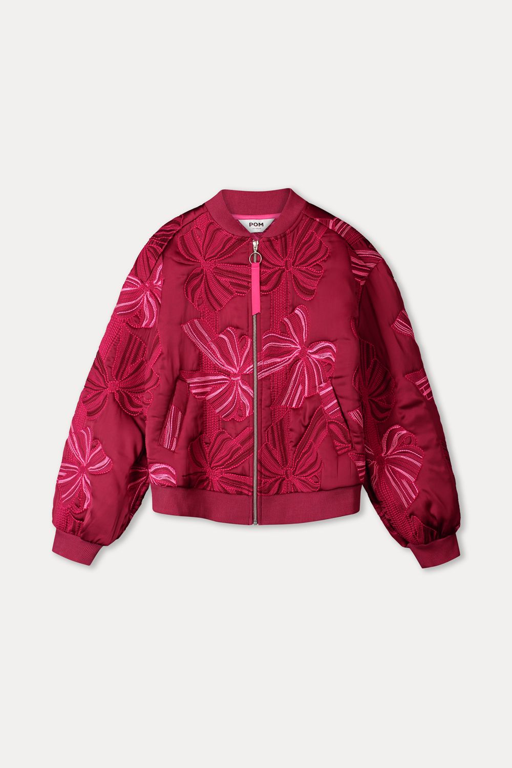 Pom Amsterdam jacket - Ashley Embroidery Bows Rood