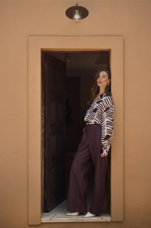 Nukus Jill Pants PU Paars
