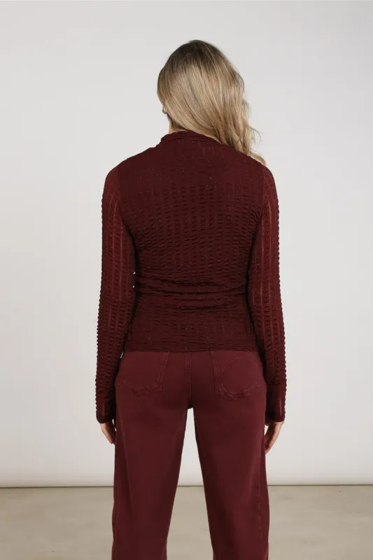 Nukus Goldie Top Paars