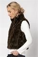 Monari zacht Vest Bruin