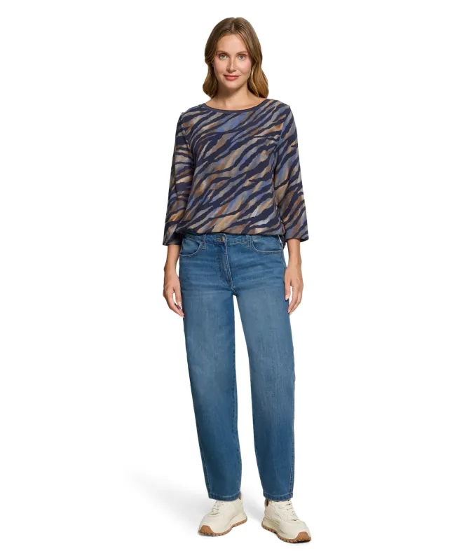 Betty Barclay Top Blauw/ Bruin