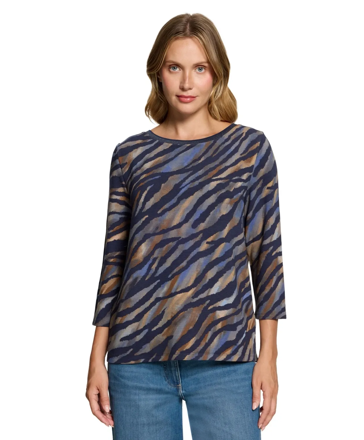Betty Barclay Collection Shirt Koll 2 Bruin