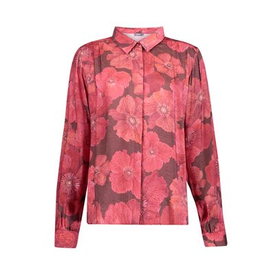 Geisha blouse met bloemen print