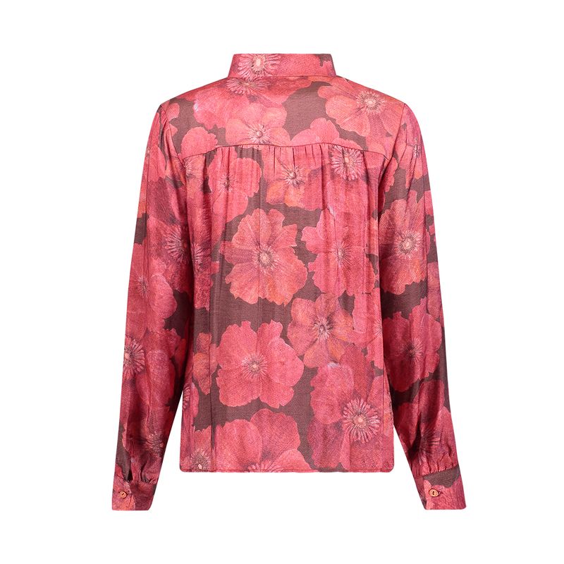 Geisha blouse met bloemen print