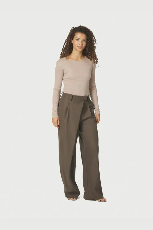 Neo Noir Calina Structure Wrap Pants Bruin