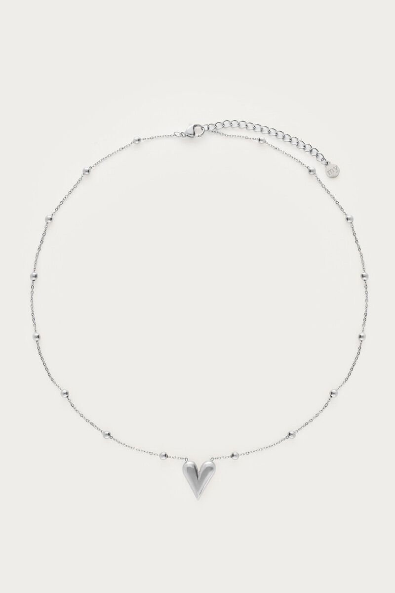 My Jewellery Necklace heart Zilver