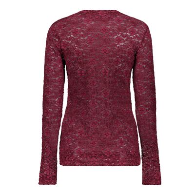 Geisha Top lace Rood