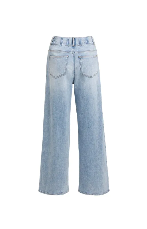 YAYA Broek met brede tailleband Jeans (L34)