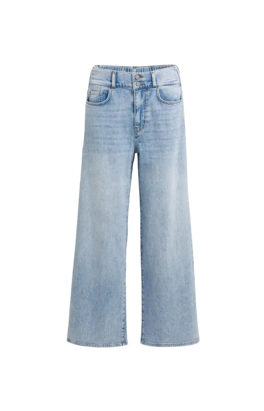 YAYA Broek met brede tailleband Jeans (L34)