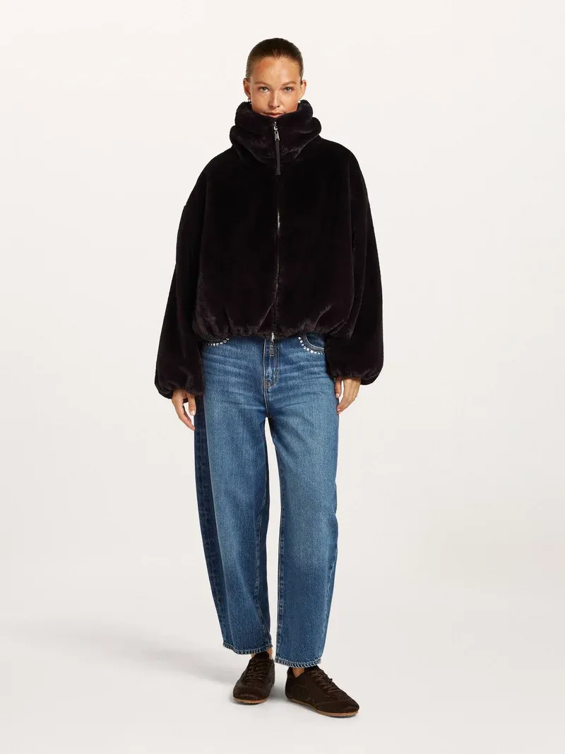 Beaumont Maxi jacket plum