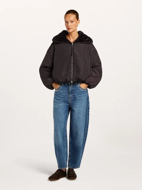 Beaumont Maxi jacket plum