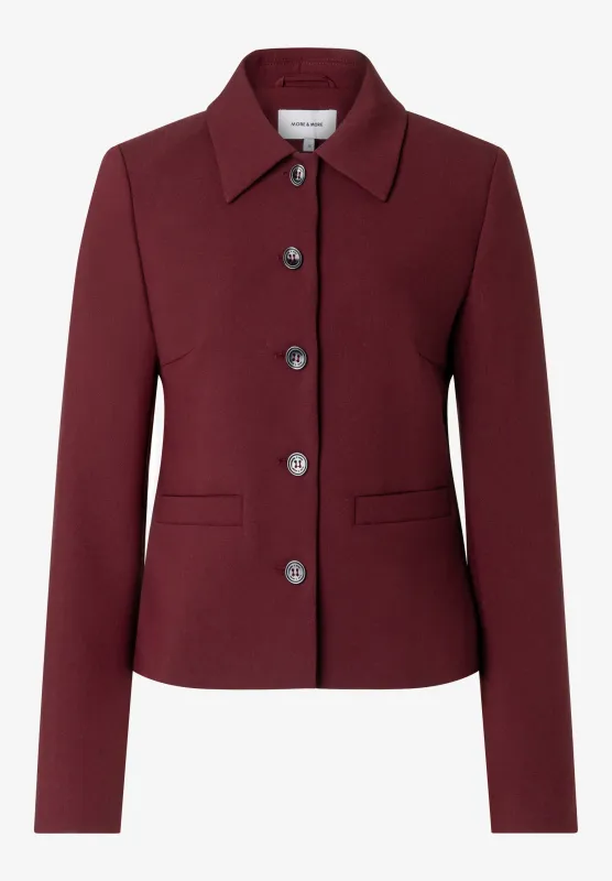 More &amp; More korte blazer Rood