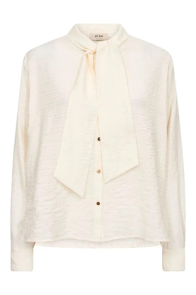 Mos Mosh MMSaba Tie Shirt Ecru