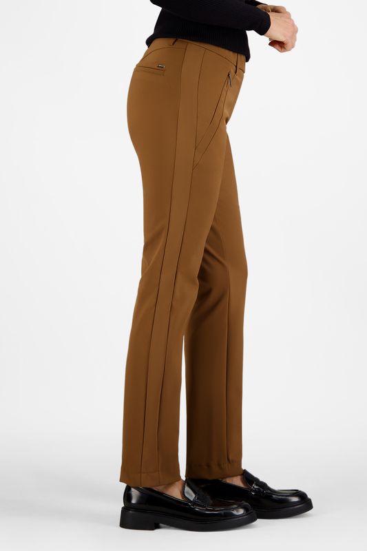 Gardeur Hose Pull On Slim broek Oranje