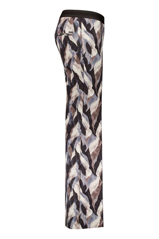 Gardeur wide leg broek grijs